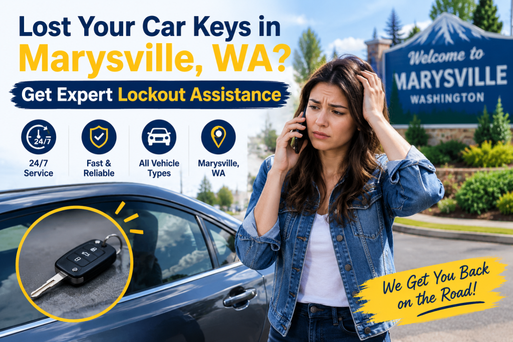 Lost Your Car Keys in Marysville, WA? Get Expert Lockout Assistance